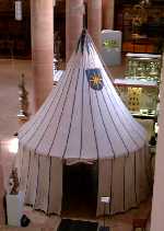 Medieval Tent in Basel museum