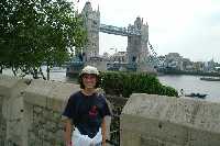 Inside the Tower, overlooking the Tower Bridge